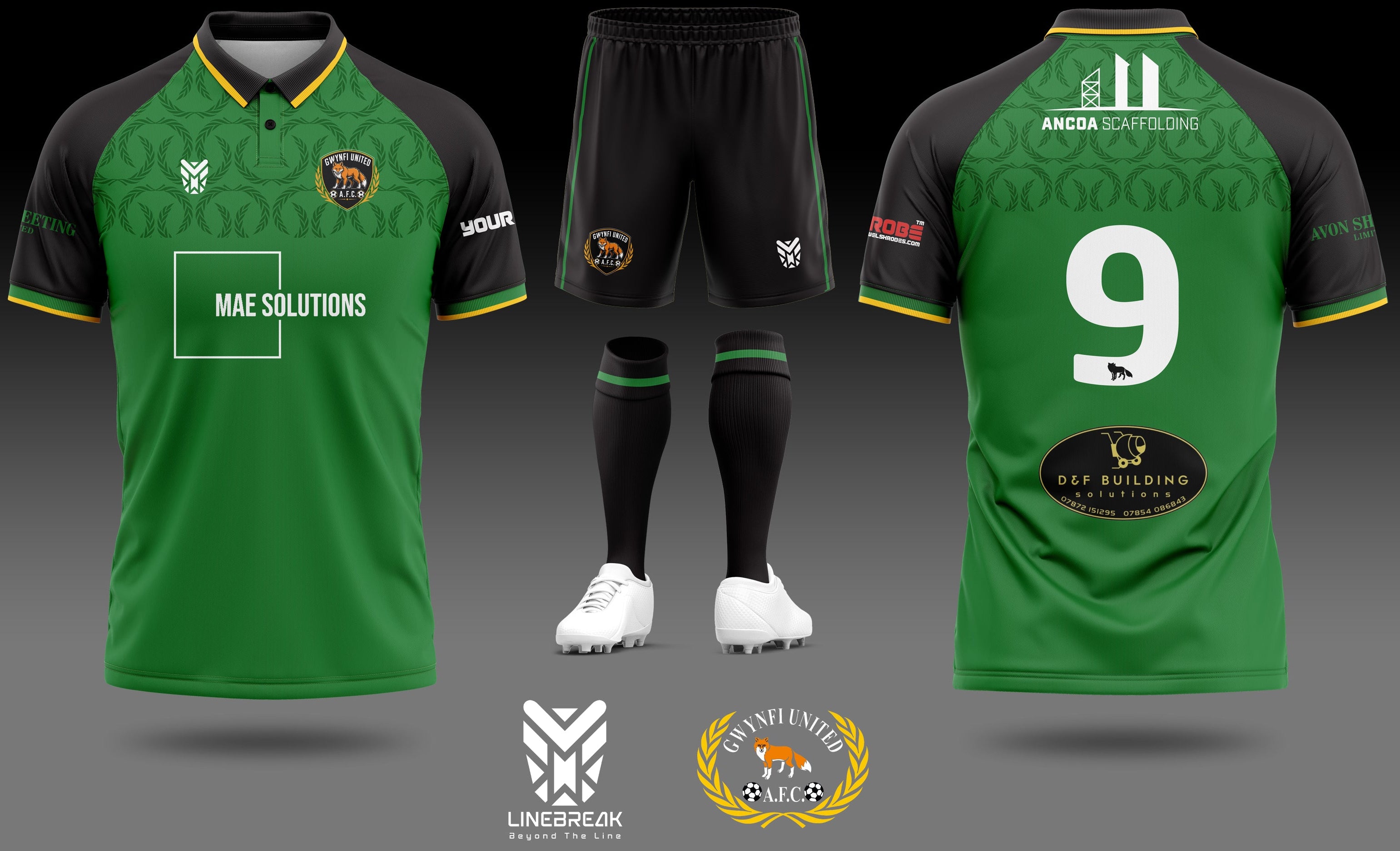 Gwynfi United AFC Outfield Kit 2026-27 ADULTS