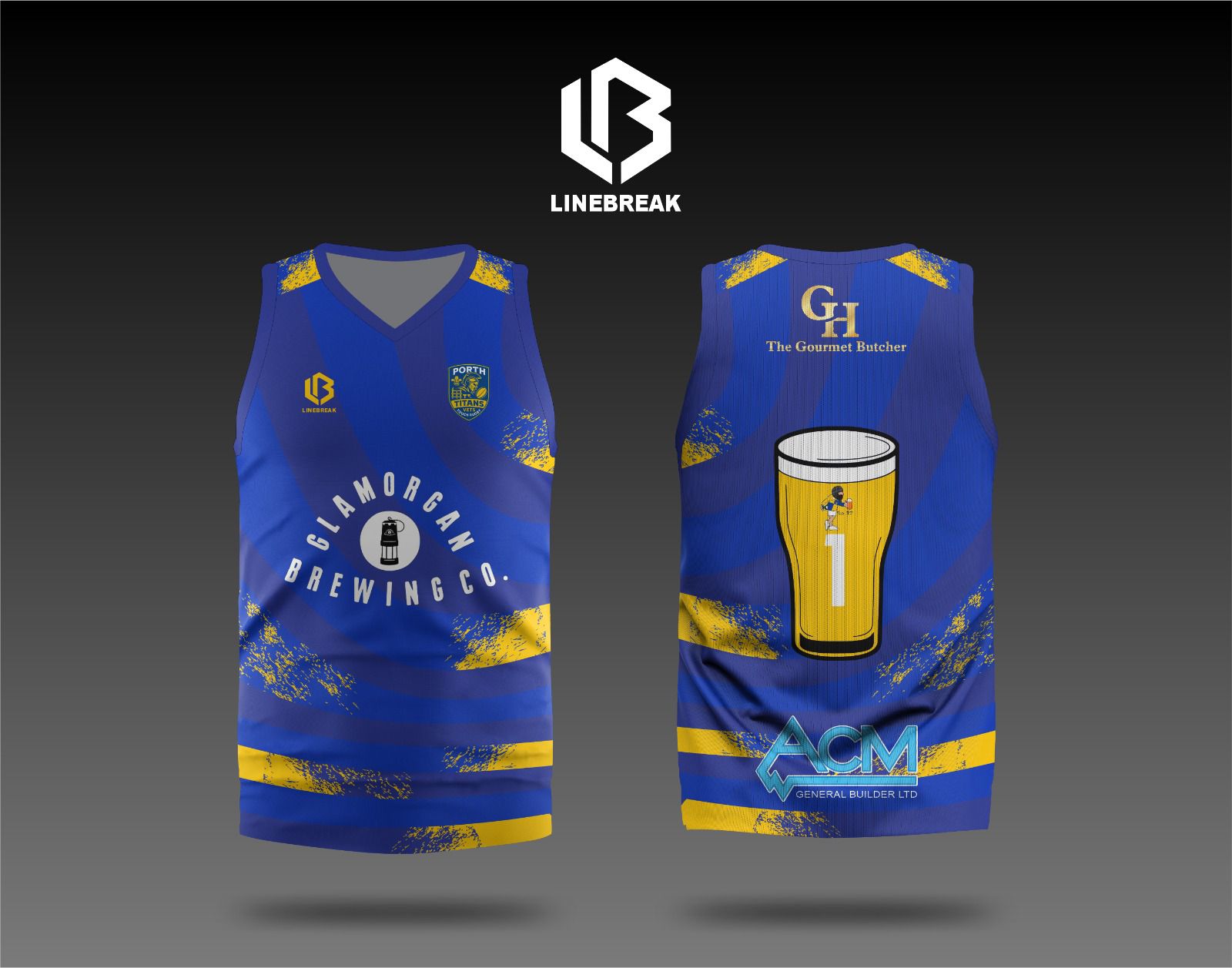 Porth Titans Supporters Vest ADULTS