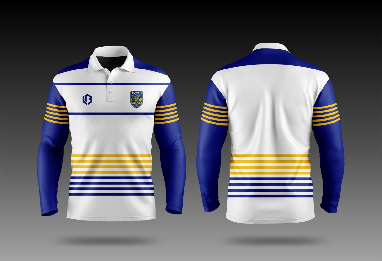 Porth Titans Heritage Jersey ADULTS (Long Sleeve)