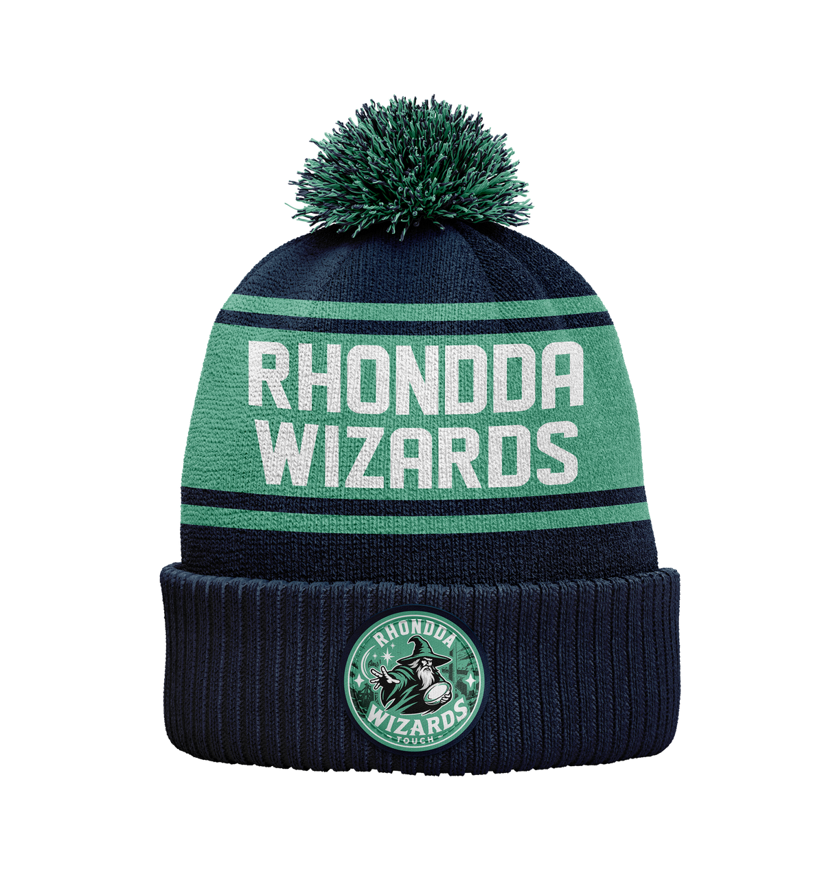 Rhondda Wizards Bobble Hat ADULT