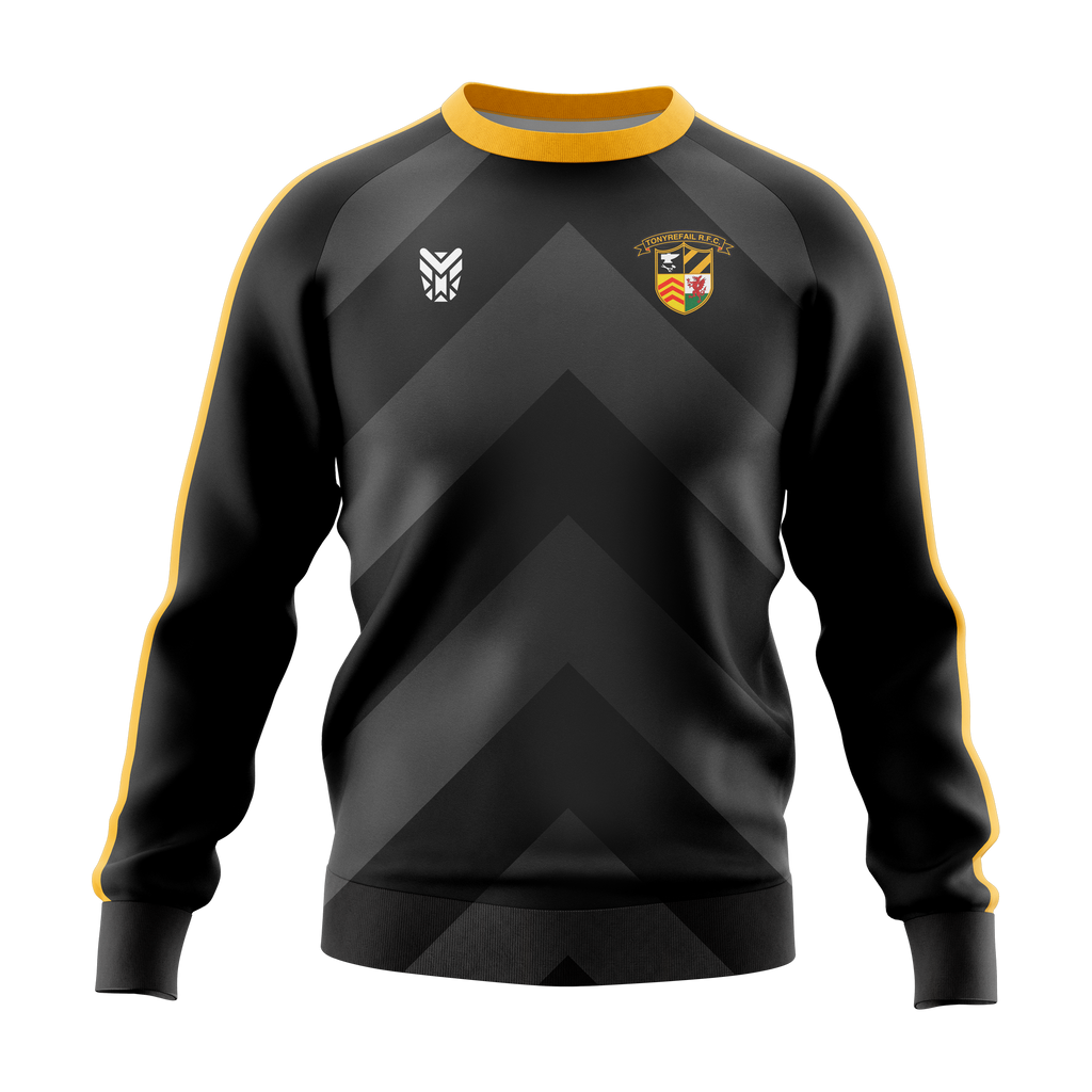 Tonyrefail RFC Black Wet Top JUNIOR