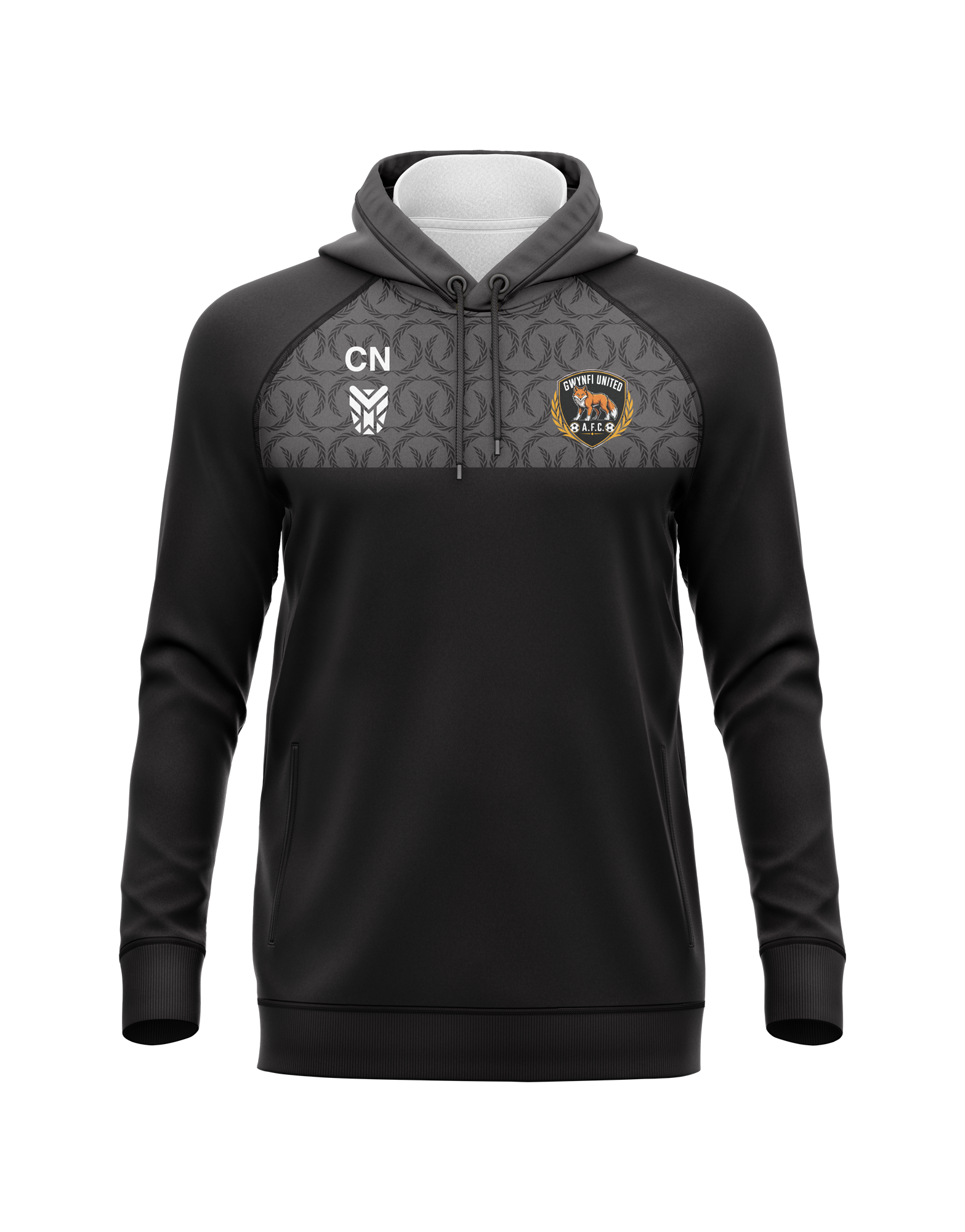 Gwynfi United AFC Black Hoody ADULTS