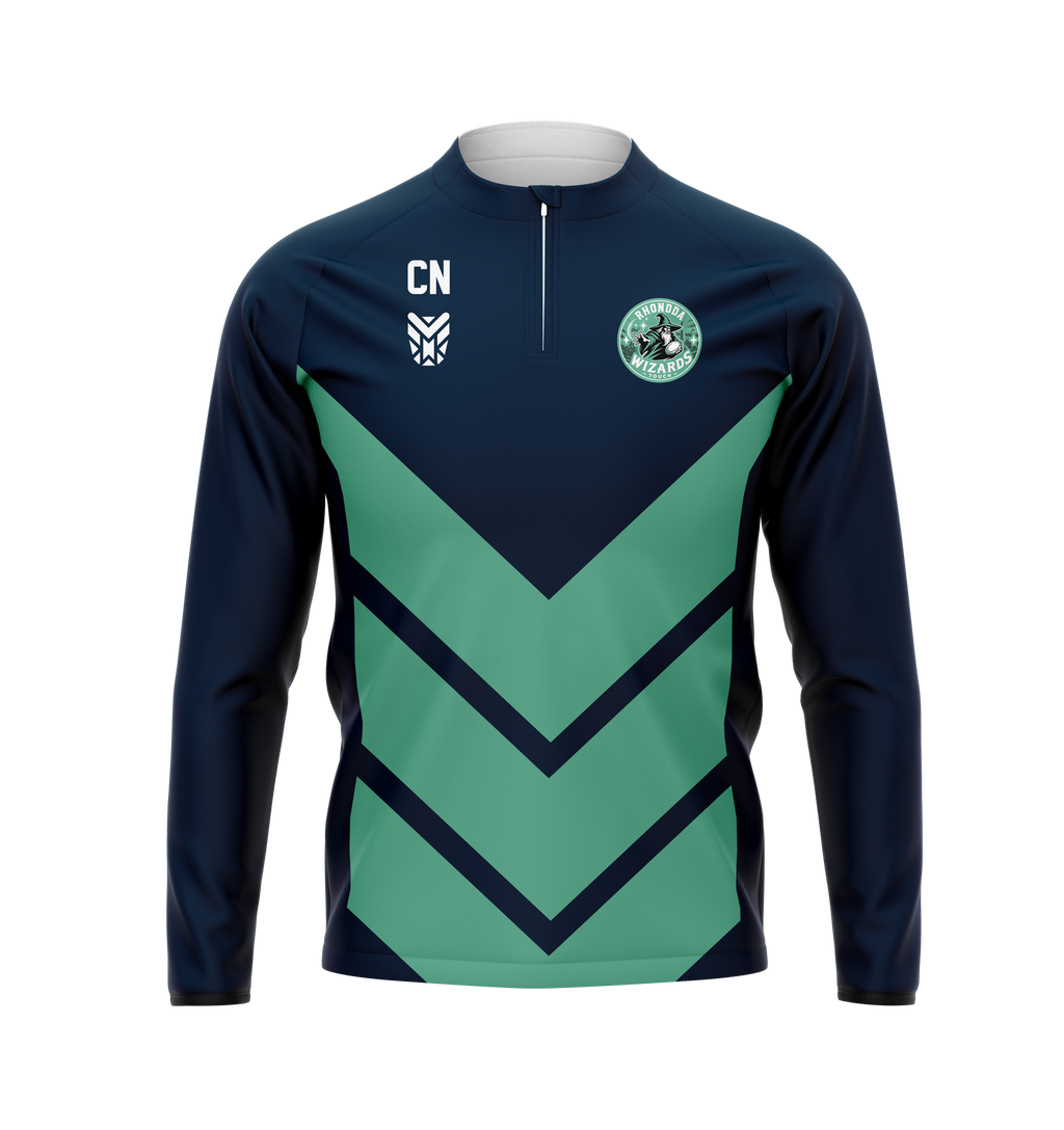 Rhondda Wizards 1/4 Zip ADULTS