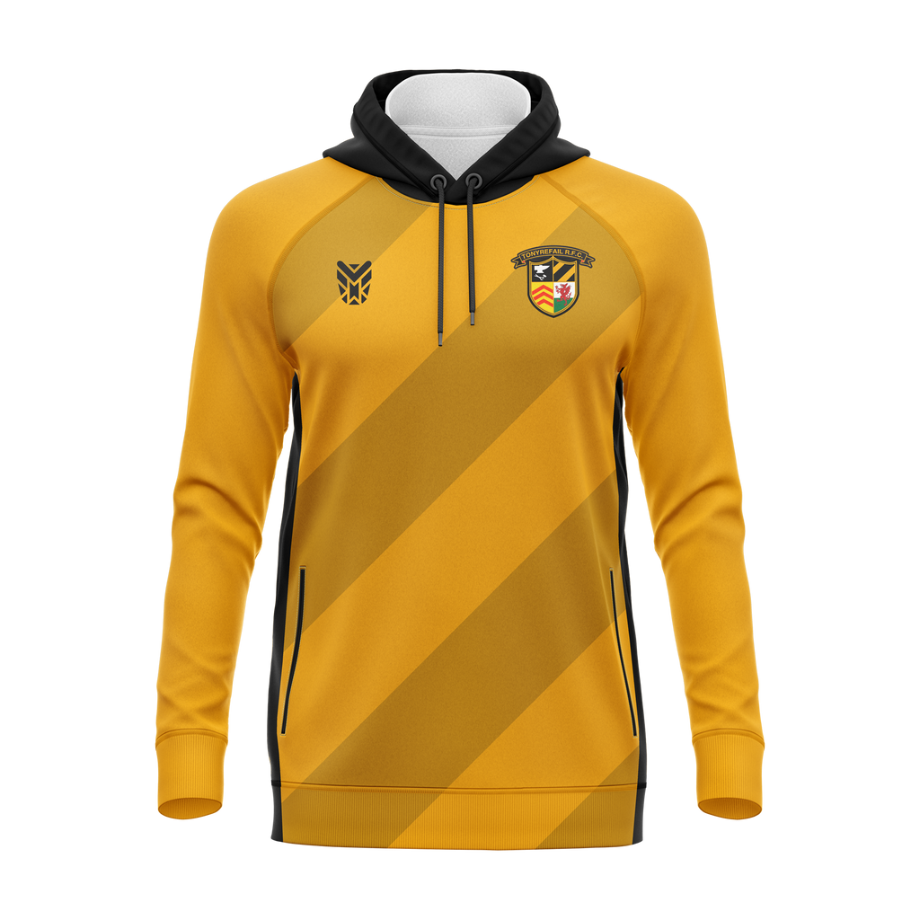 Tonyrefail RFC Yellow Hoody JUNIOR
